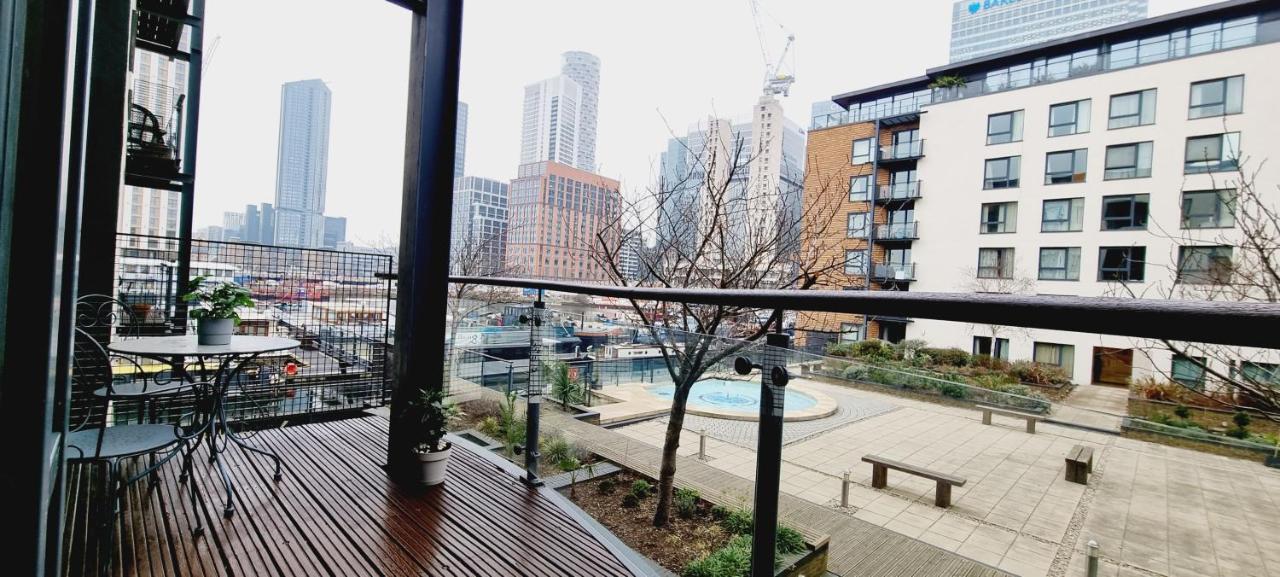 Double King Suite, Canary Wharf Waterfront 런던 외부 사진